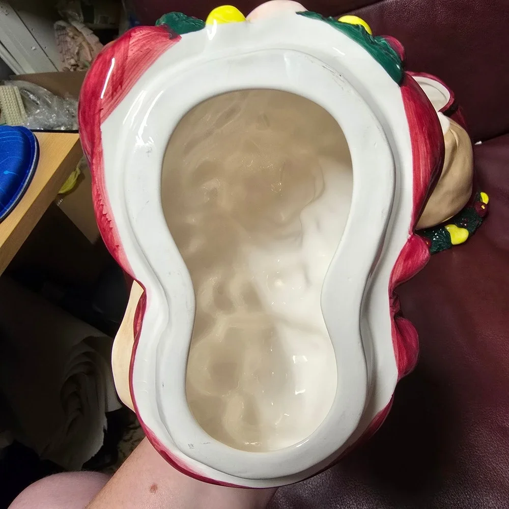 Vintage 1994 Santa Cookie Jar Dayton Hudson Fine Earthenware Christmas Decor
